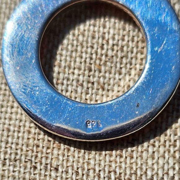 925 sterling & pastel stone pendant - Picture 4 of 4